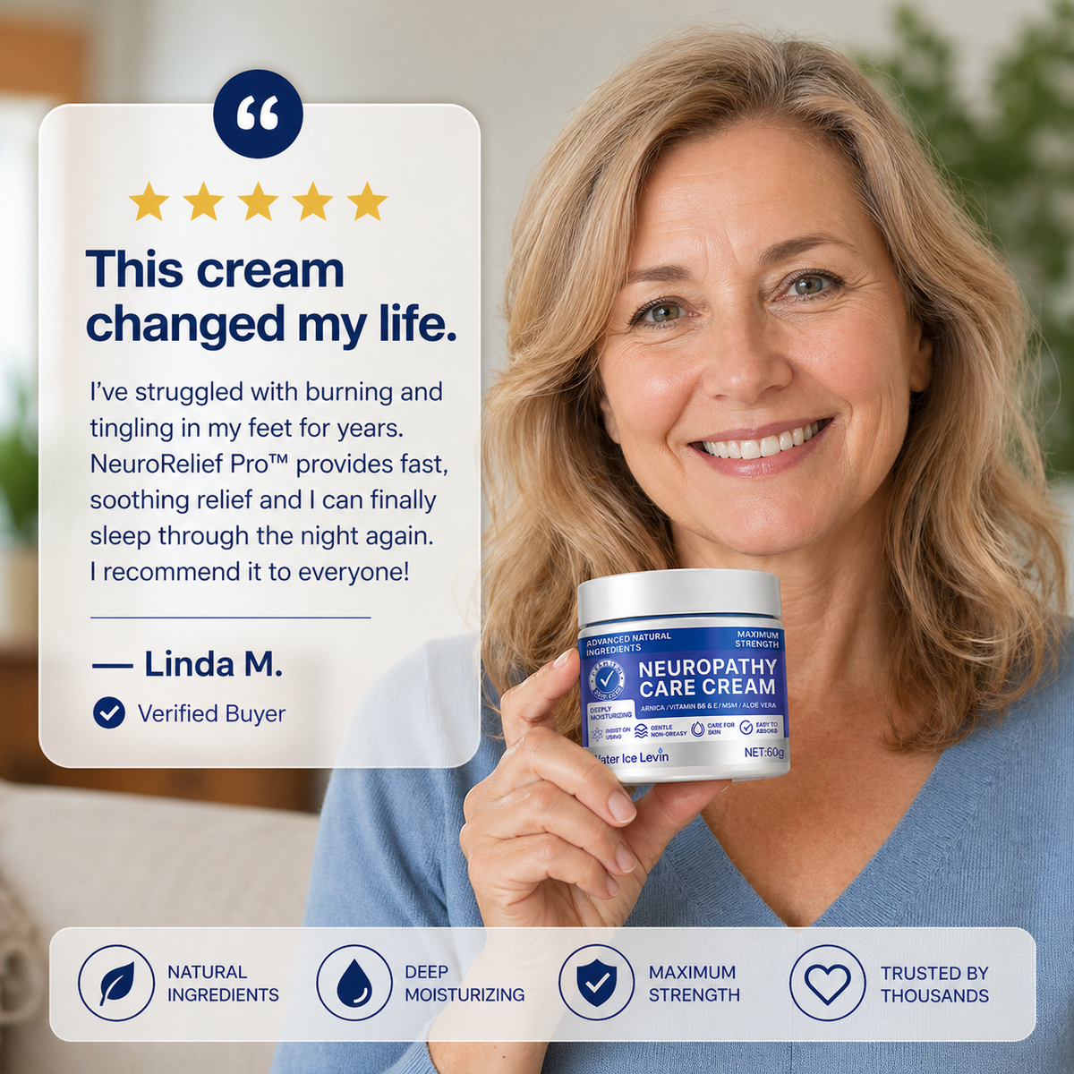 NeuroRelief Pro™ - Neuropathy Aches & Nerve Pain Relief Cream