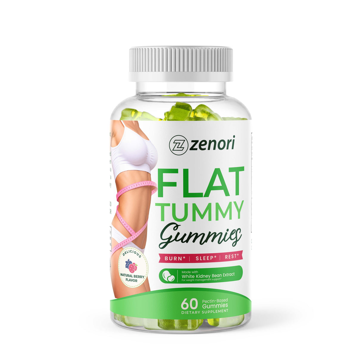Zenori Flat Tummy Gummies | Garcinia Cambogia Dietary Supplement