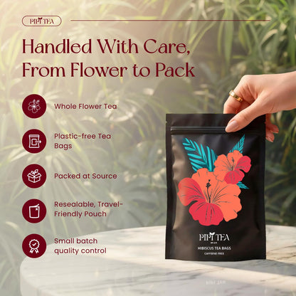 PipiTea Hibiscus - Lower Your Blood Pressure Naturally