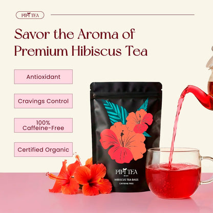 PipiTea Hibiscus - Lower Your Blood Pressure Naturally