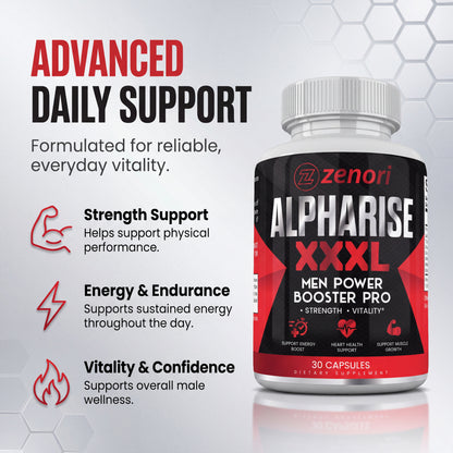 Zenori™ - AlphaRise XXXL Testosterone Booster Pro