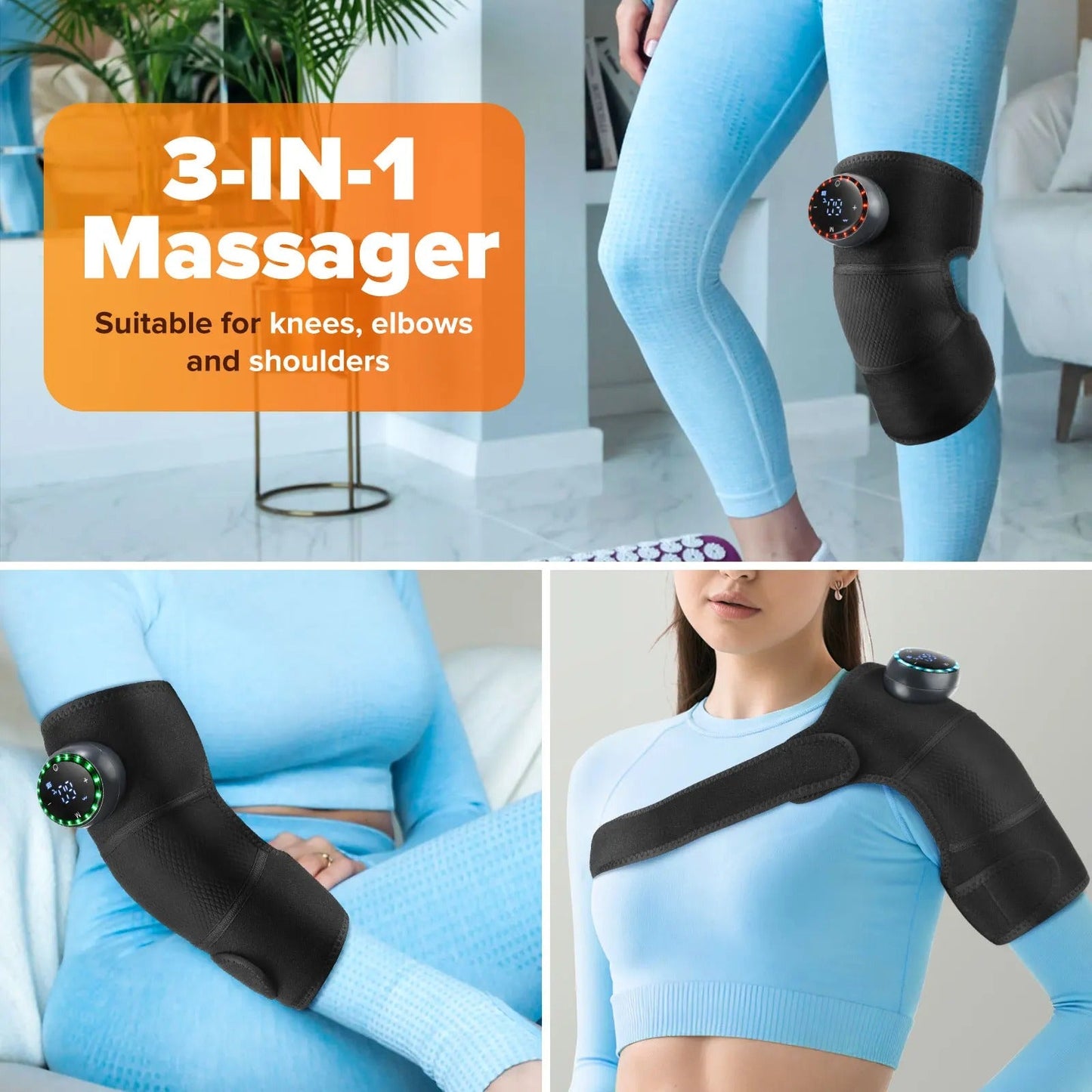 JointRelief Pro™ - Heated Vibration Joint Therapy Massager